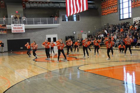 NC dance Team Performs at Oil Bowl