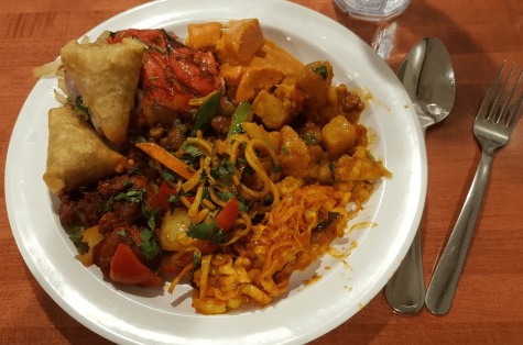  Plate of Buffet Food