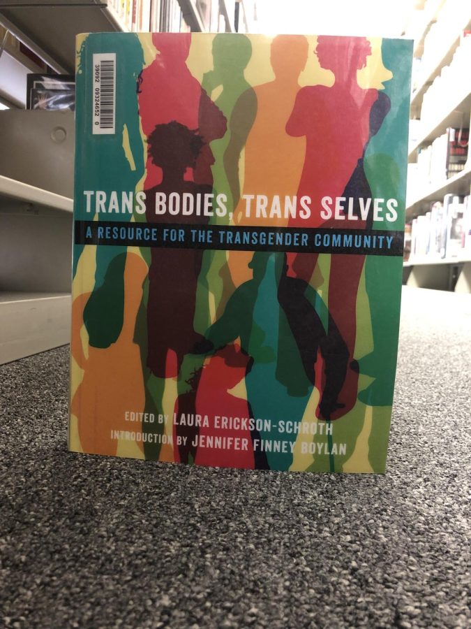 Book Trans Bodies Trans Selves in public library.