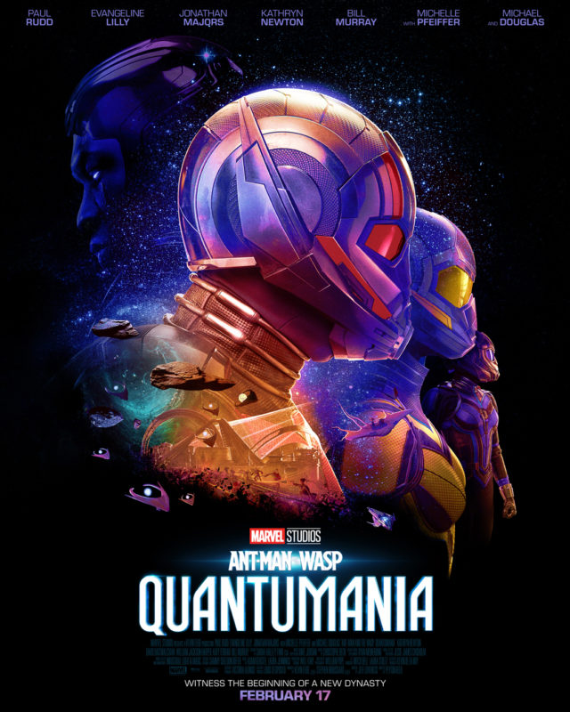 Bright+colors+all+over+the+characters+on+this+quantumania+movie+poster.